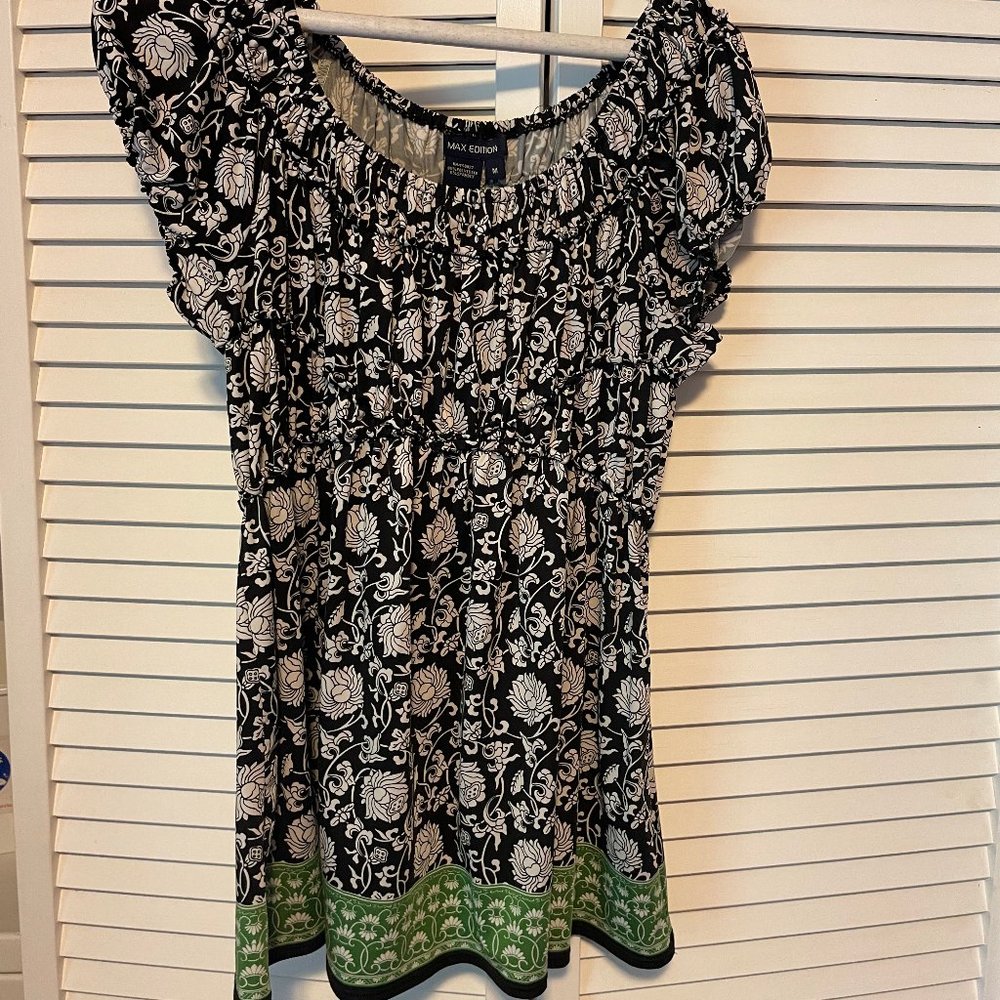 medium round neck blouse